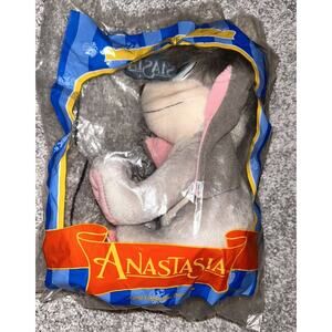 NEW Anastasia Pooka‎ 8" Burger King Unopened 20th Century Fox Plush